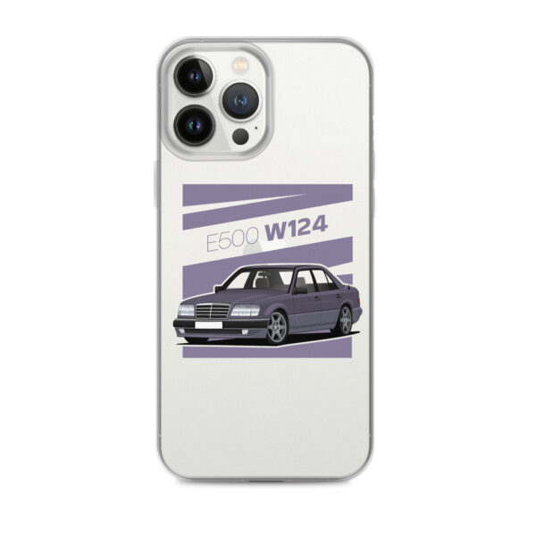 W124 E500 Bornite, läpinäkyvä iPhone® -kotelo